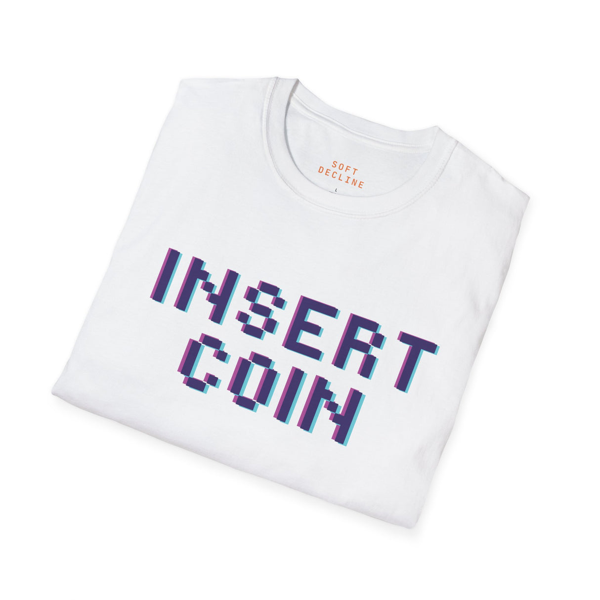Insert Coin Unisex Softstyle T-Shirt - Casual Comfort Tee for Everyday Wear