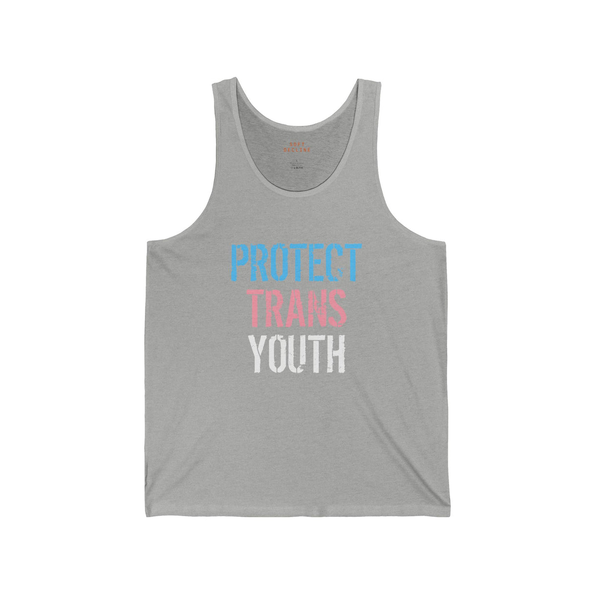 2025 Protect Trans Youth Lightweight Tank – Stay Cool, Stay Loud