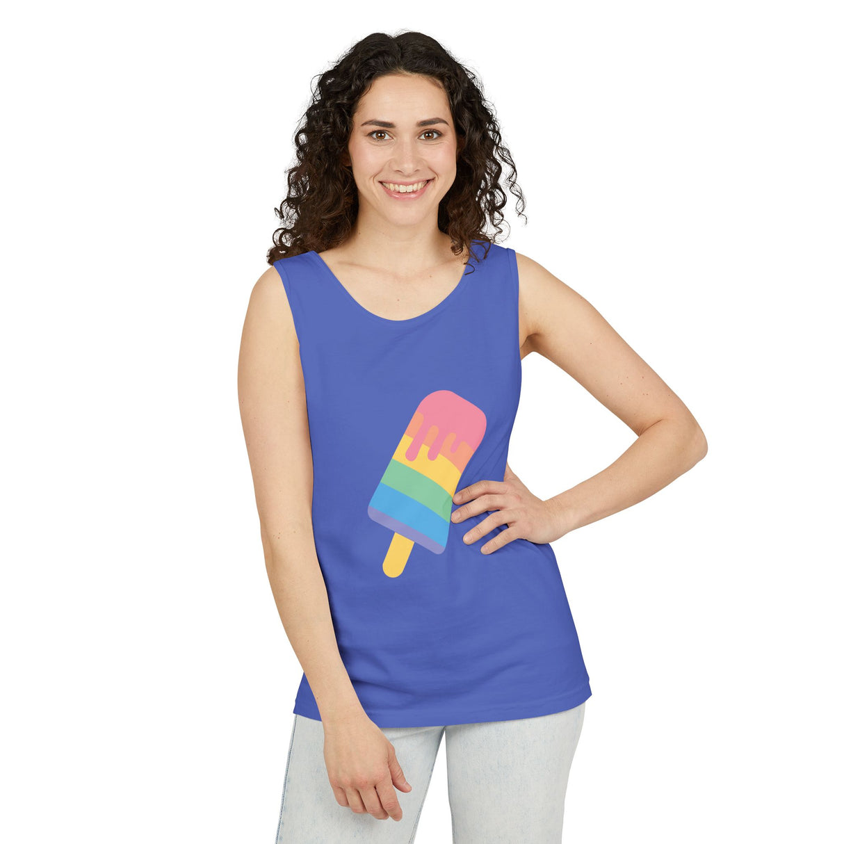 Melting Point Popsicle Unisex Tank Top - Summer Vibes