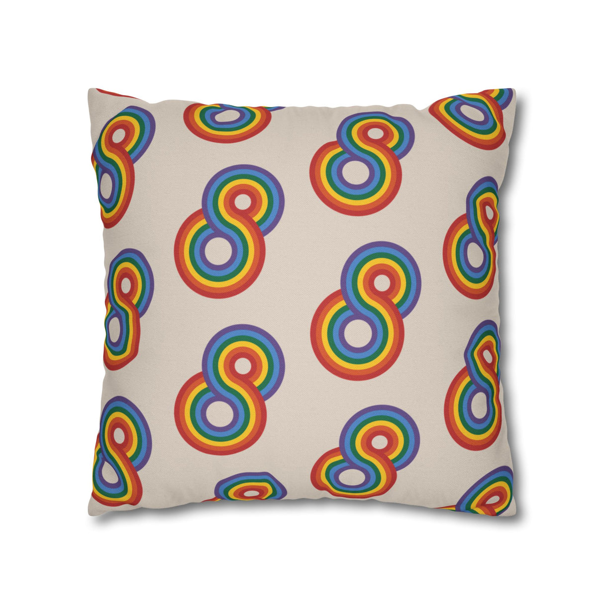 Gayfinity Rainbow Pillow Cover – Soft Touch, Infinite Vibes