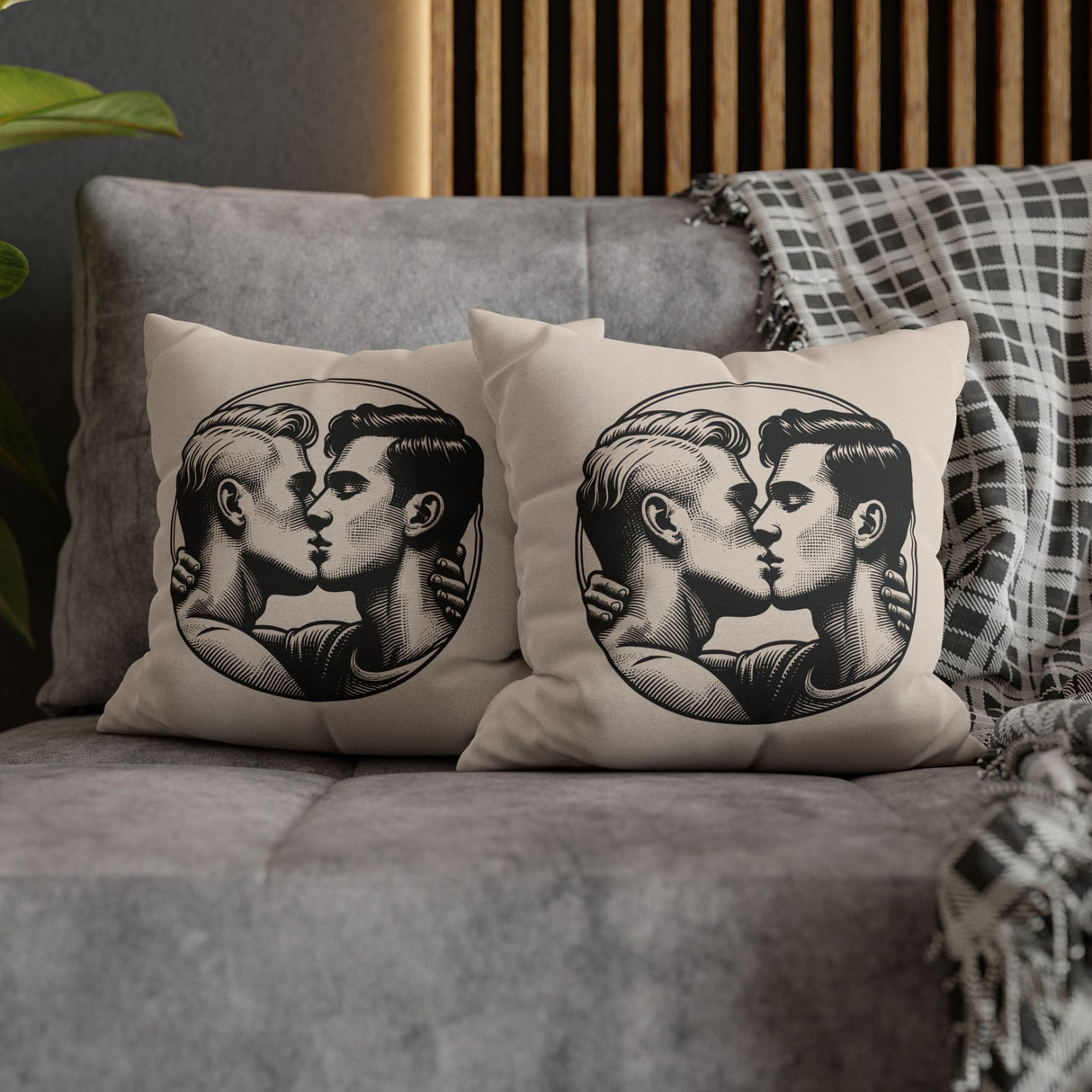 Close Enough to Breath Pillow Cover