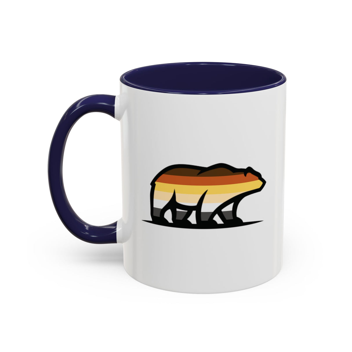 Big Bear Icon Accent Coffee Mug - 11oz & 15oz Options