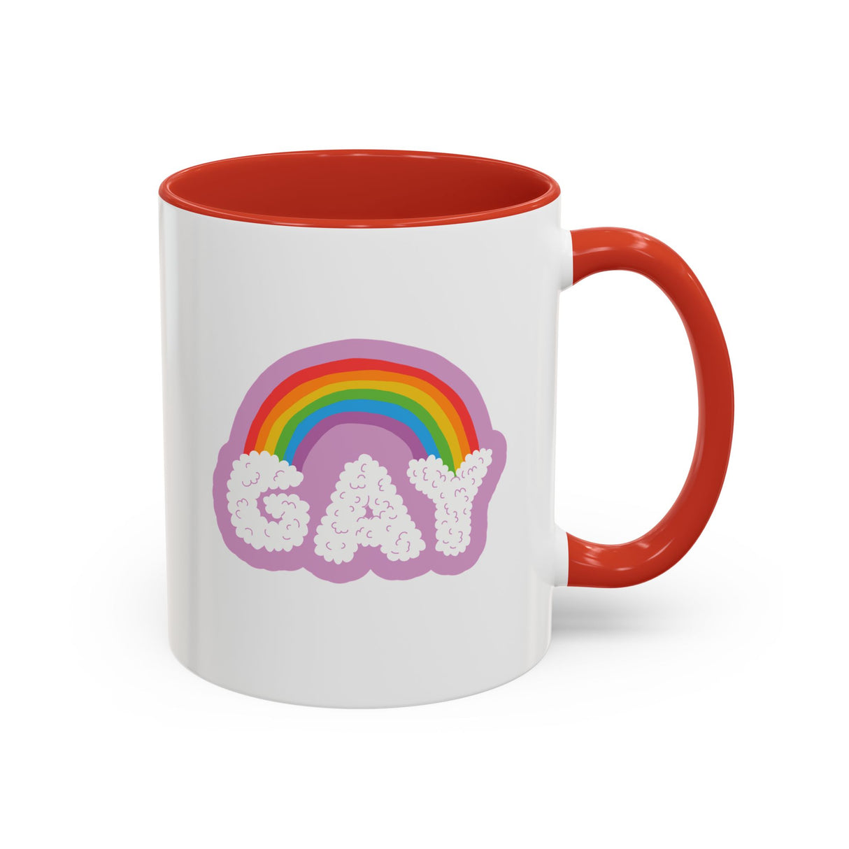 Gay Rainbow Cloud Mug - 11oz & 15oz Options