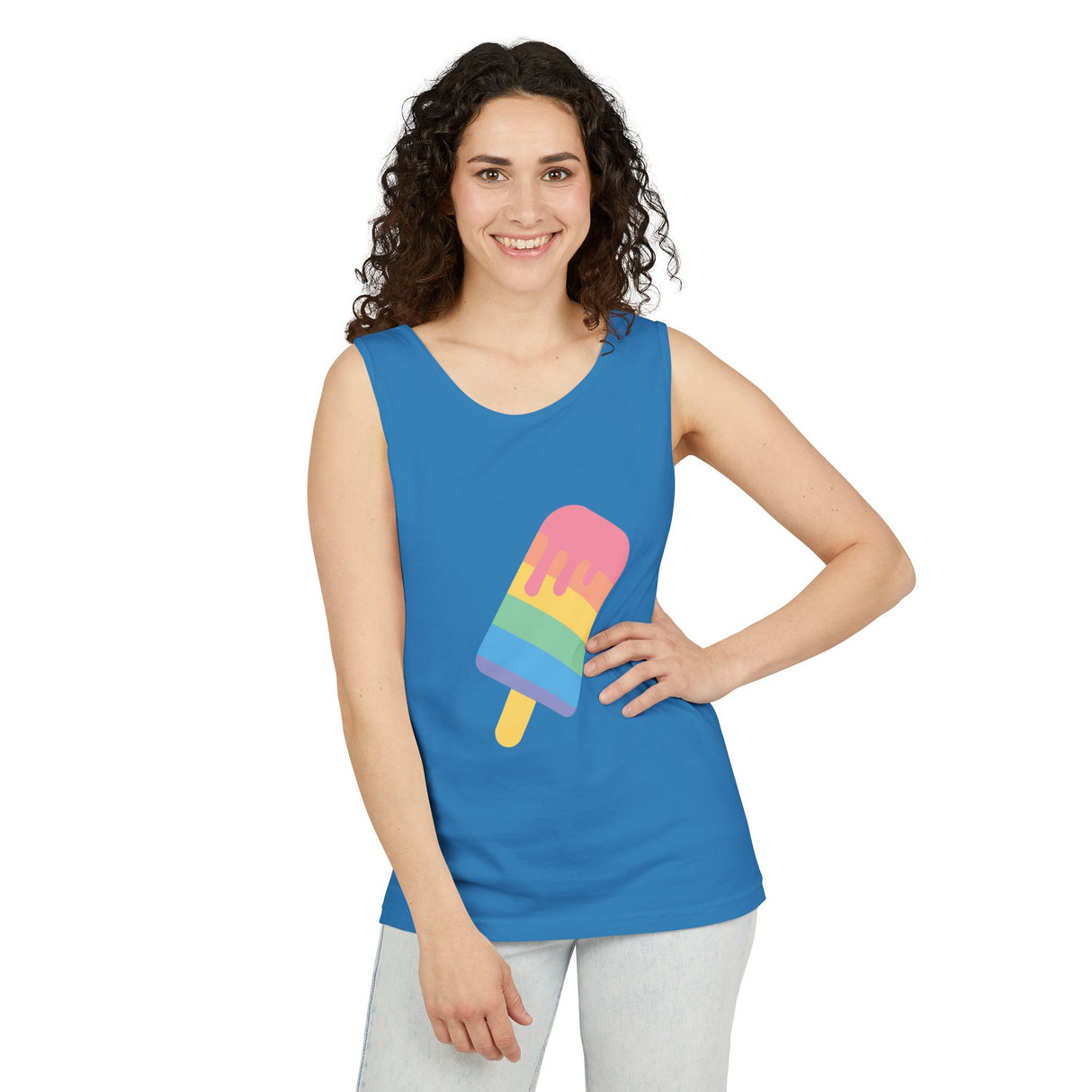 Melting Point Popsicle Unisex Tank Top - Summer Vibes