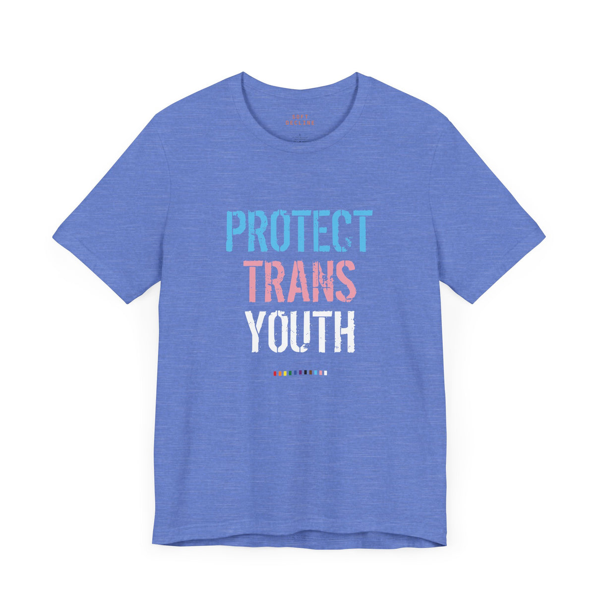 2025 Protect Trans Youth Lightweight Tee – Soft Fit, Urgent Message