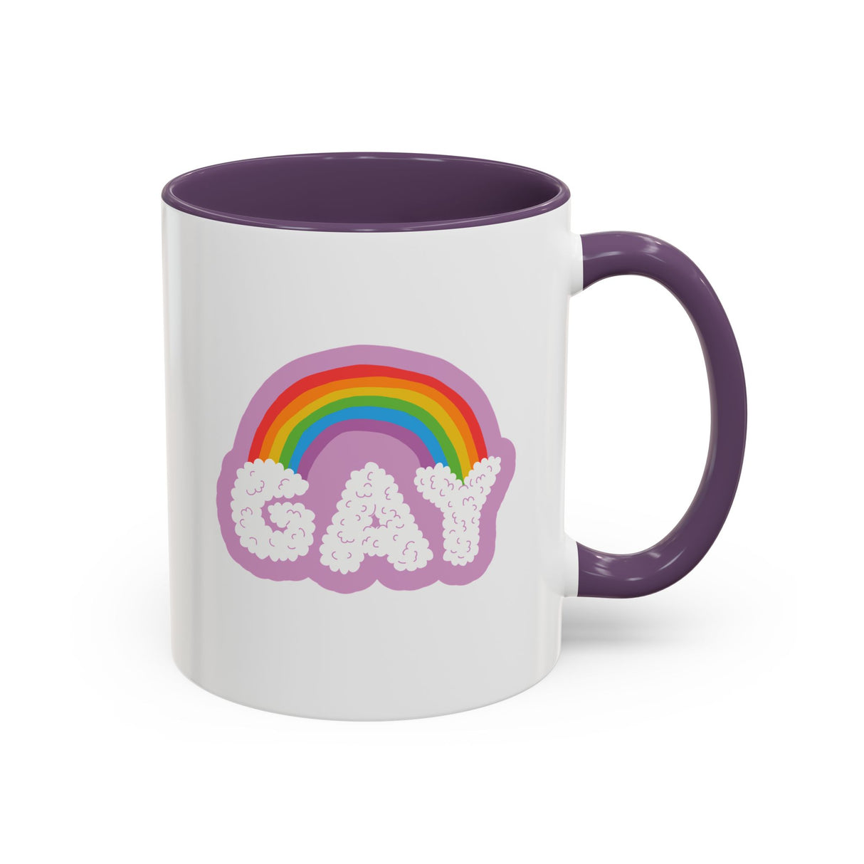 Gay Rainbow Cloud Mug - 11oz & 15oz Options