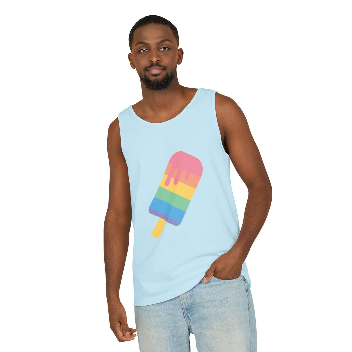 Melting Point Popsicle Unisex Tank Top - Summer Vibes