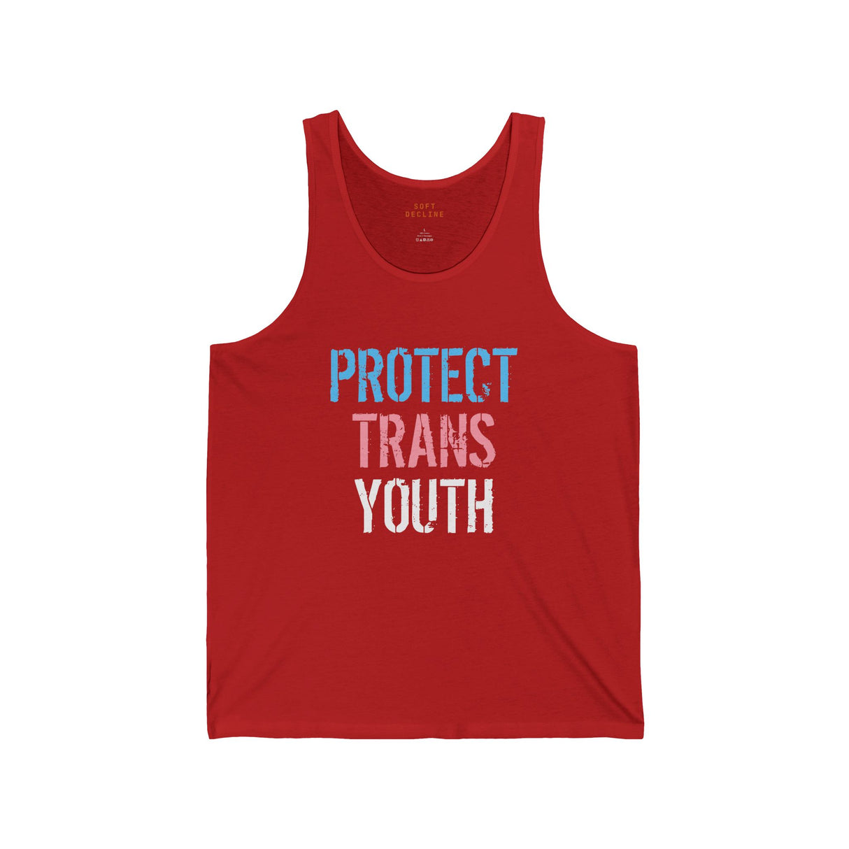 2025 Protect Trans Youth Lightweight Tank – Stay Cool, Stay Loud