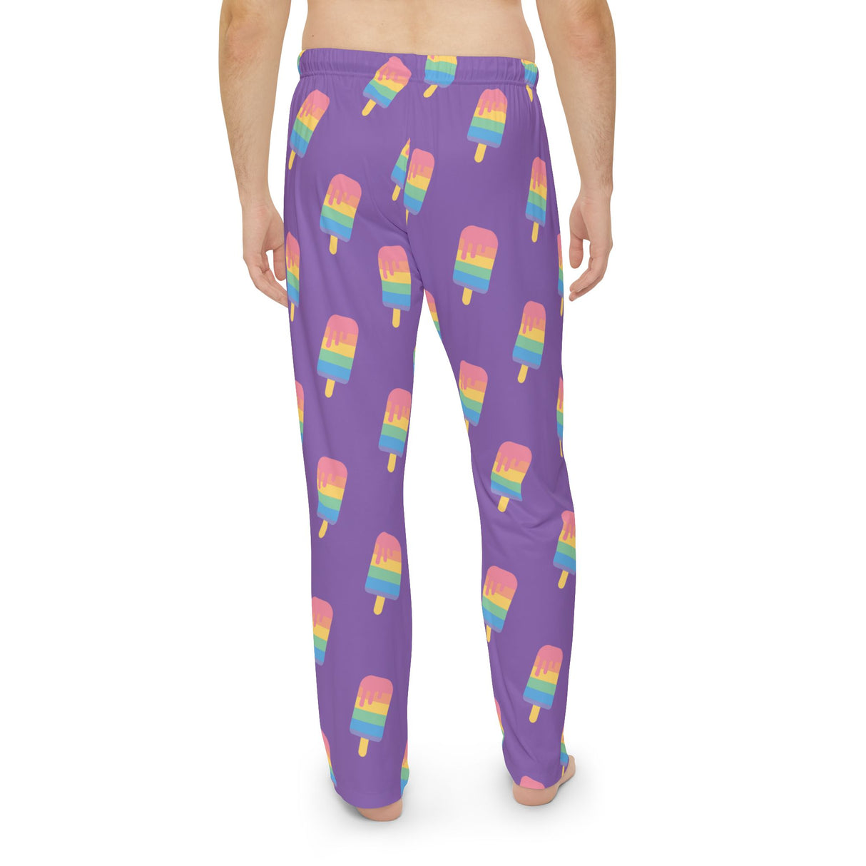 Purple Melting Point Men's Pajama Pants – Comfortable and Fun Loungewear for Summer Nights