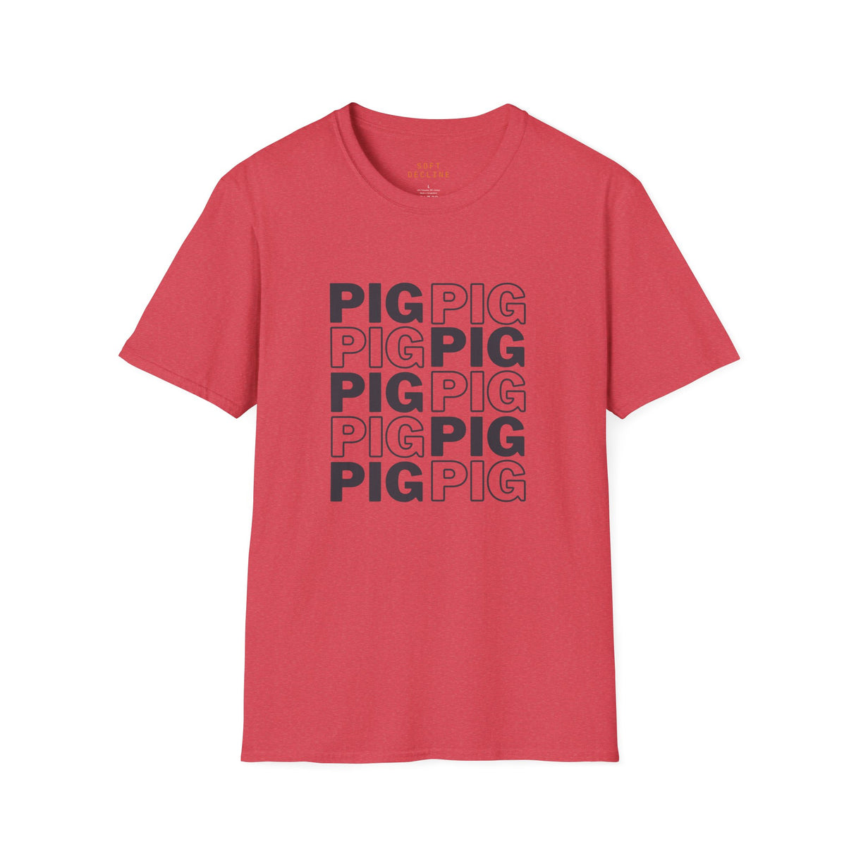 Pig Softstyle T-Shirt - Casual Comfort Tee for Everyday Wear