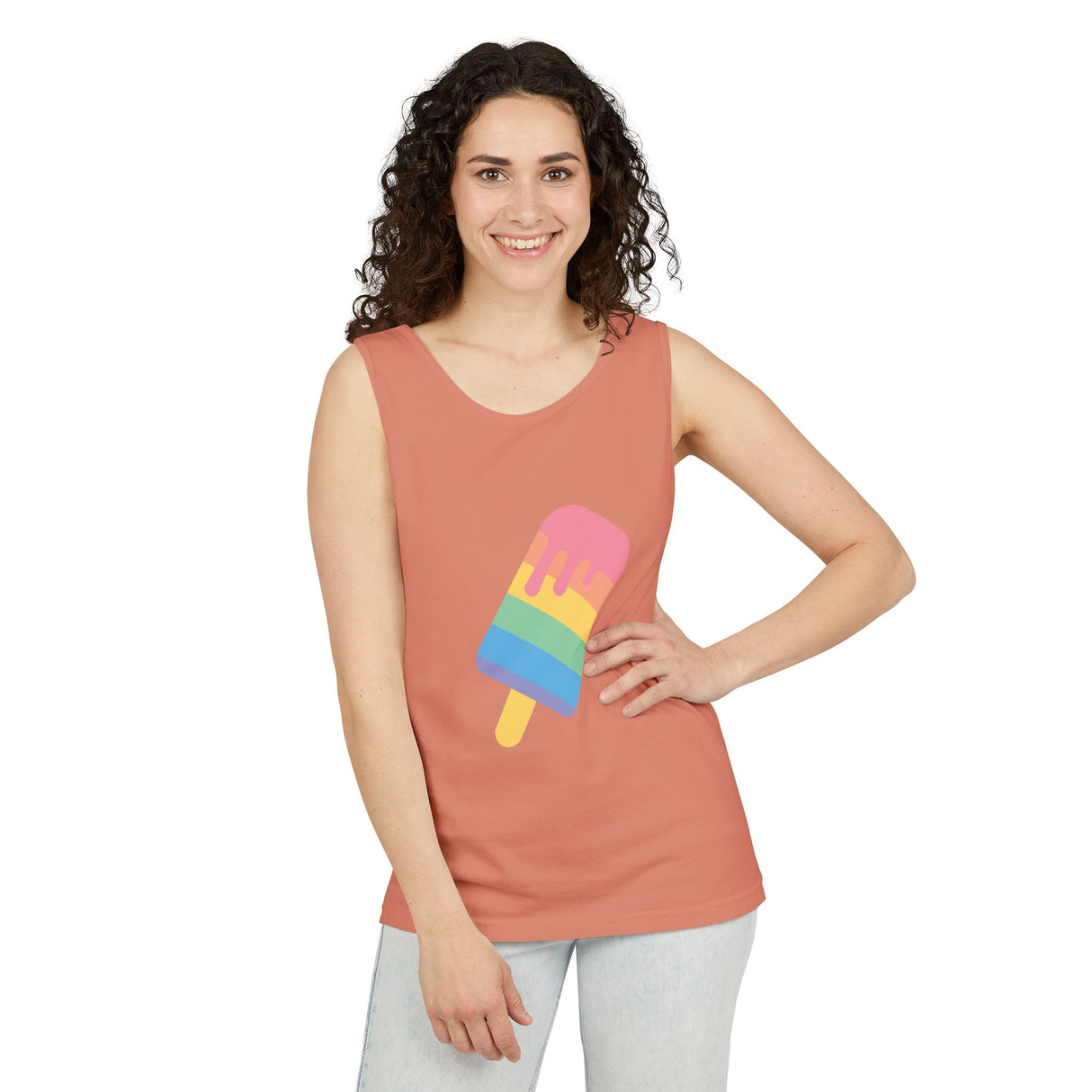 Melting Point Popsicle Unisex Tank Top - Summer Vibes
