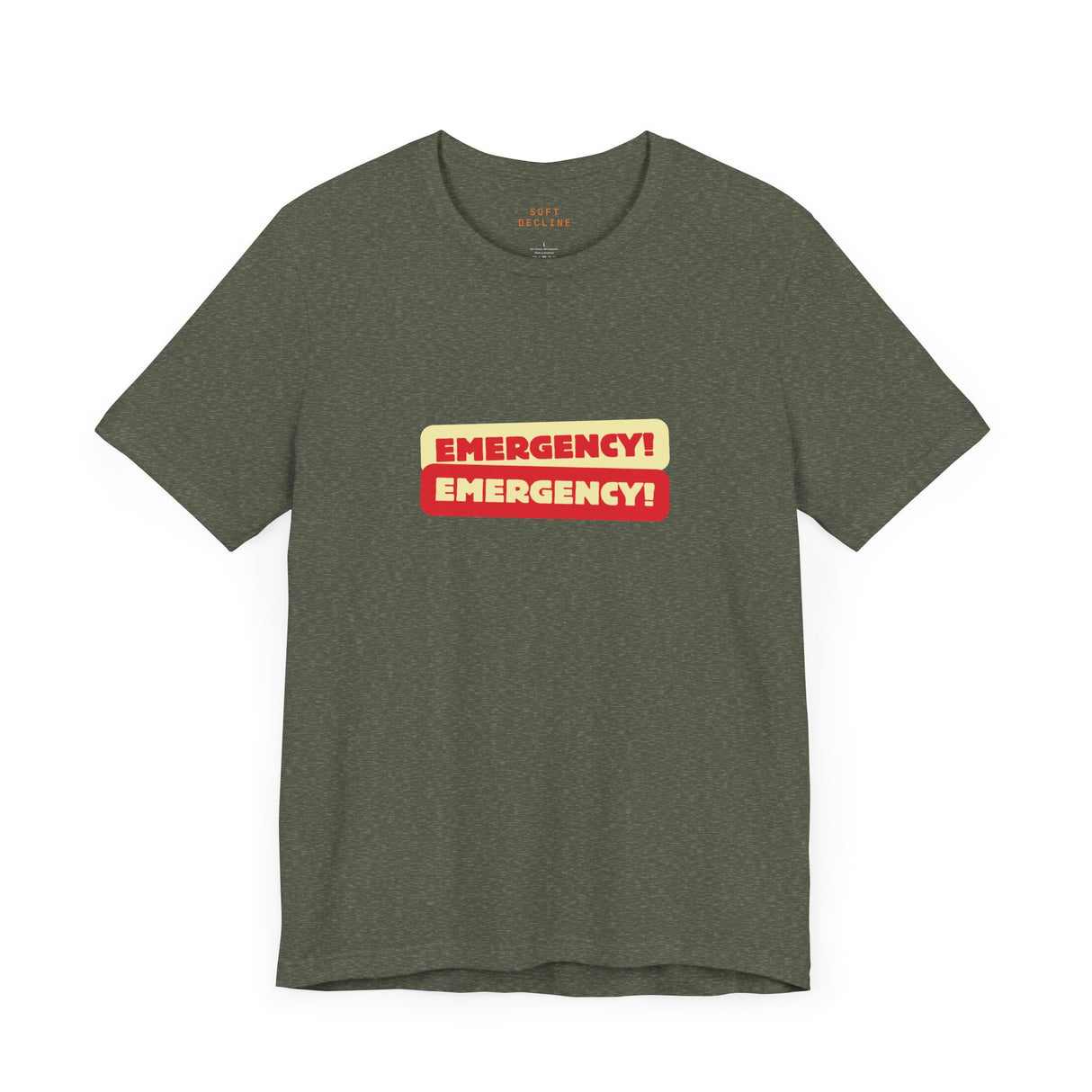 Emergency! Emergency! Lightweight Tee – Flash Warning, Soft Fit