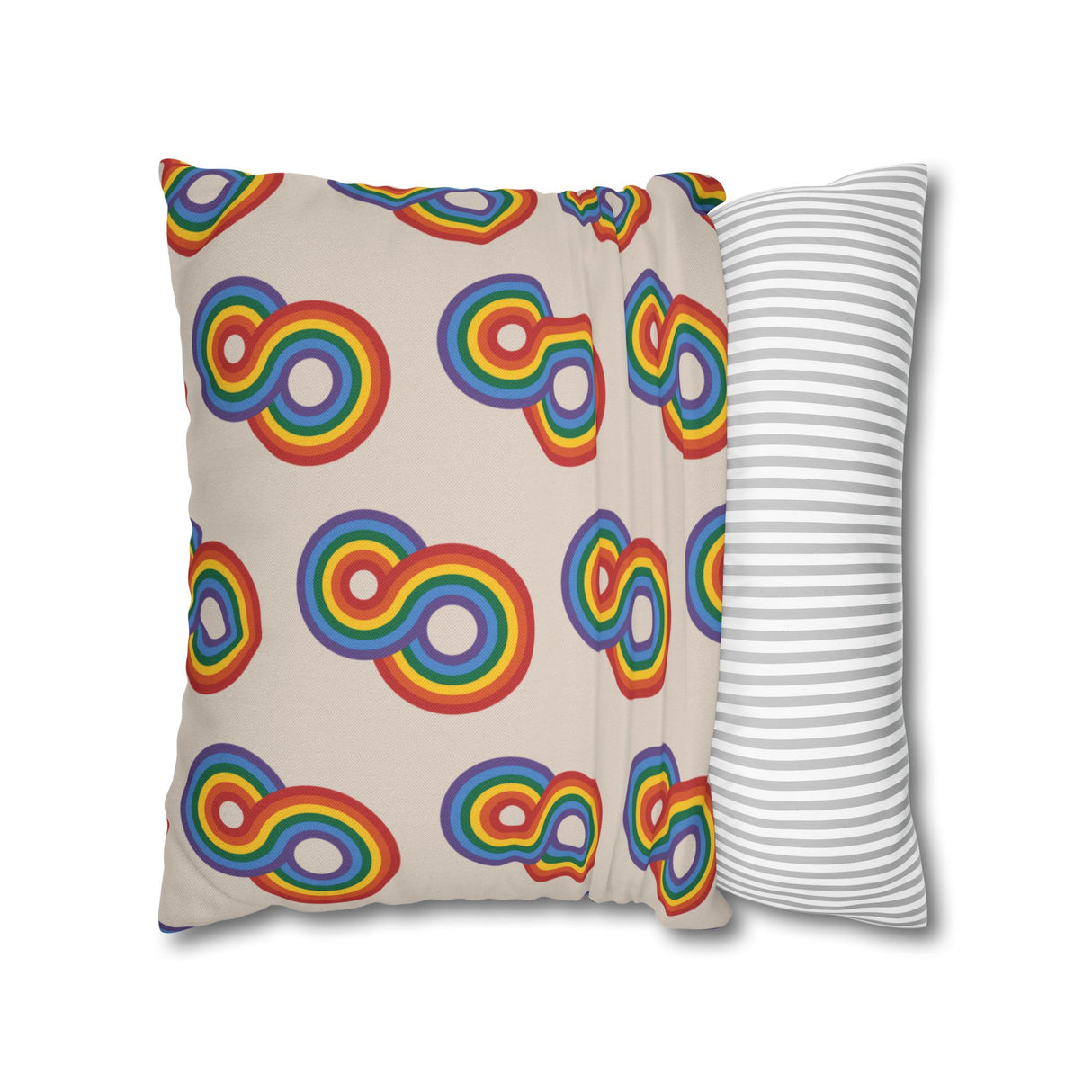 Gayfinity Rainbow Pillow Cover – Soft Touch, Infinite Vibes