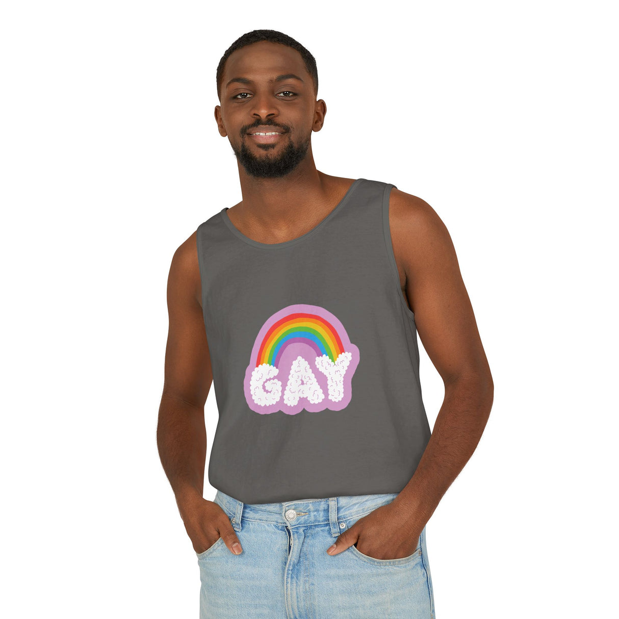 Gay Cloud Tank Top – Chill, Sunny, and Very Out