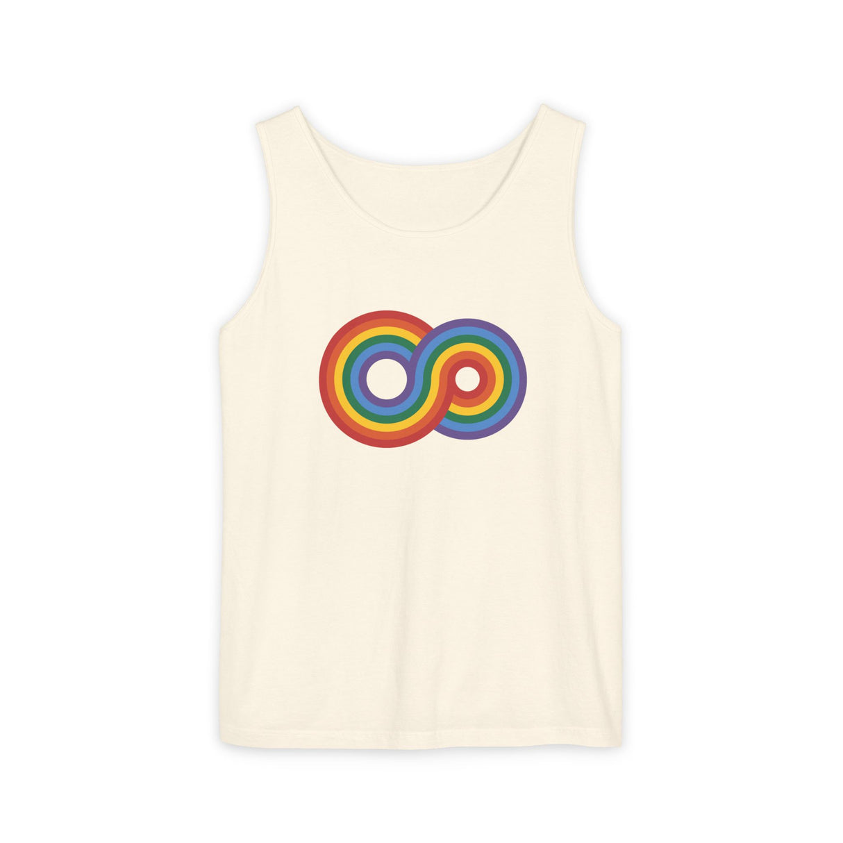 Gayfinity Rainbow Heavyweight Tank – Garment-Dyed, Endlessly Bold