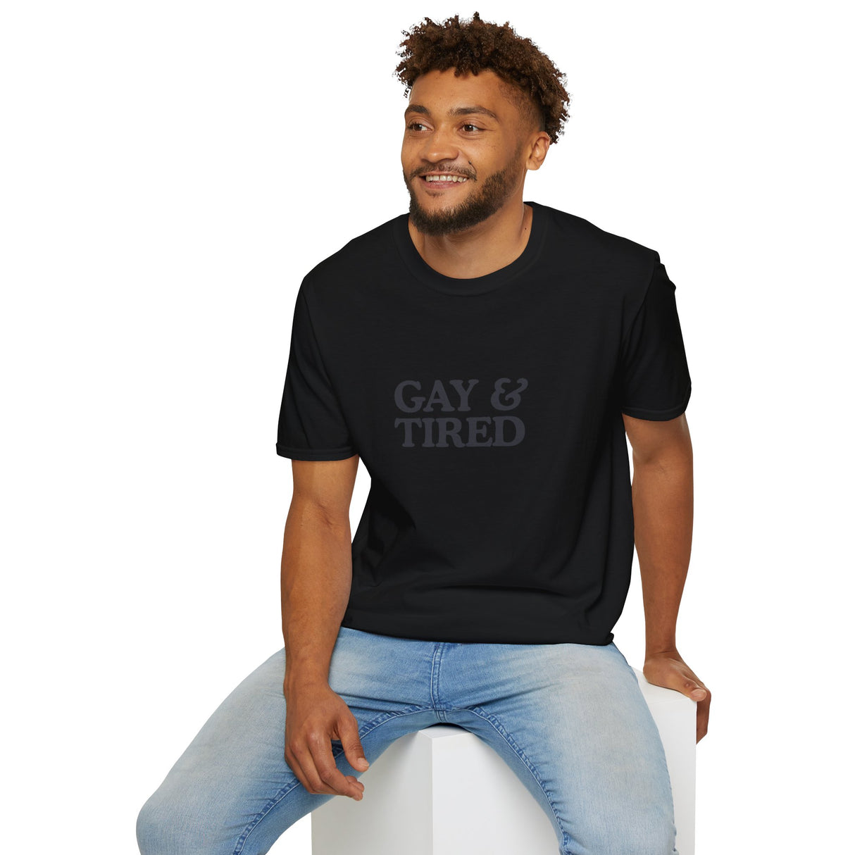 Gay & Tired Softstyle T-Shirt - Casual Comfort Tee for Everyday Wear