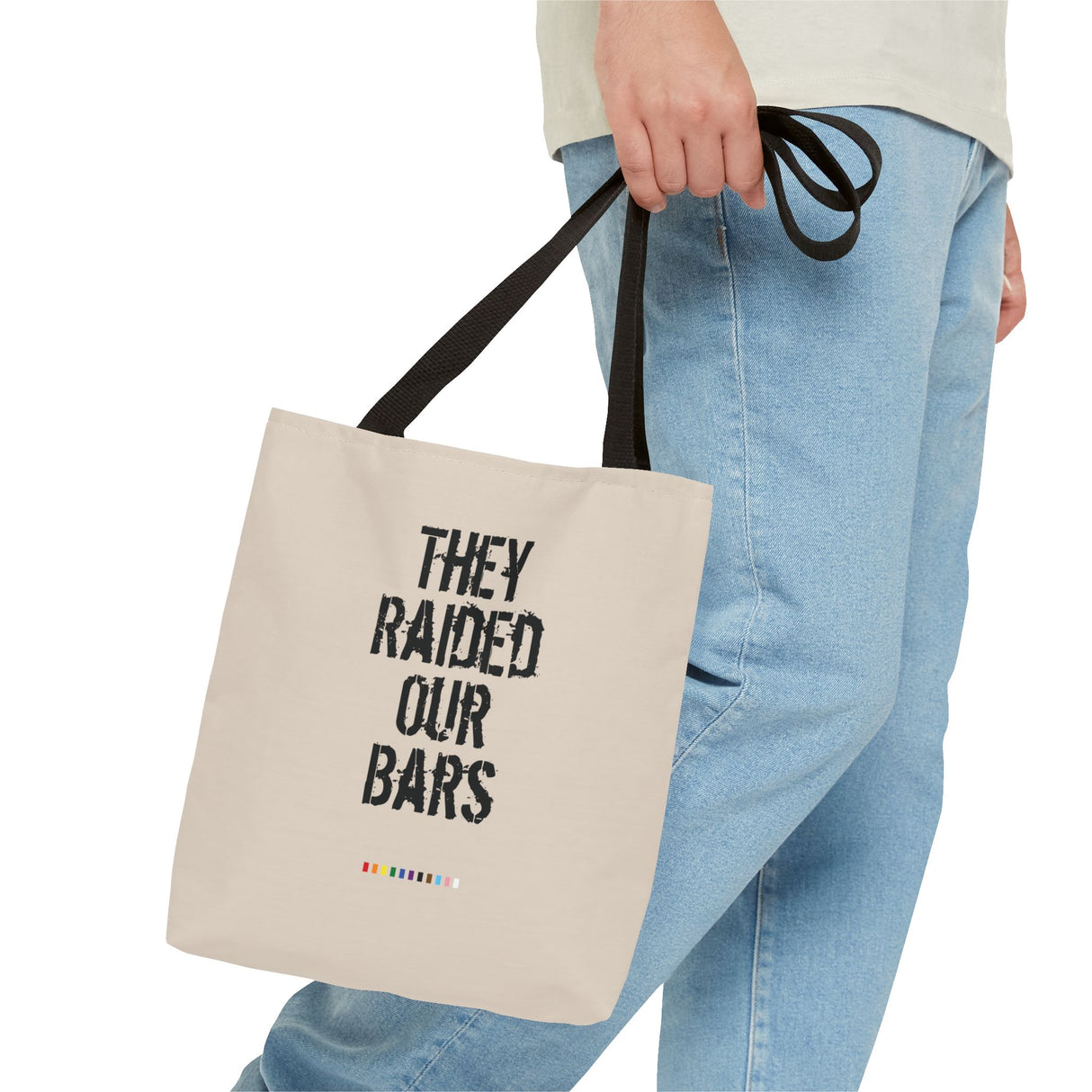 They Raided Our Bars Tote Bag – Carry the History