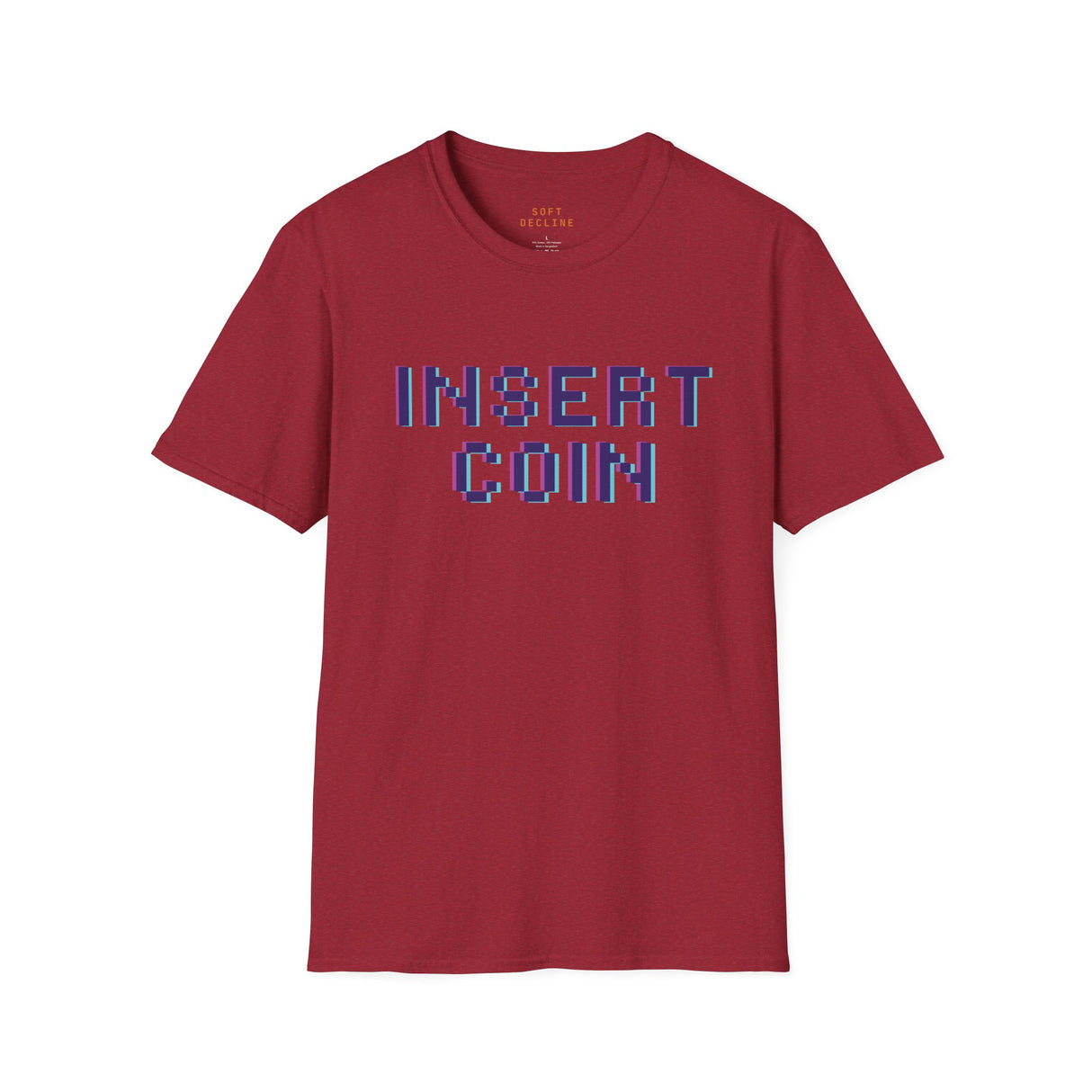 Insert Coin Unisex Softstyle T-Shirt - Casual Comfort Tee for Everyday Wear
