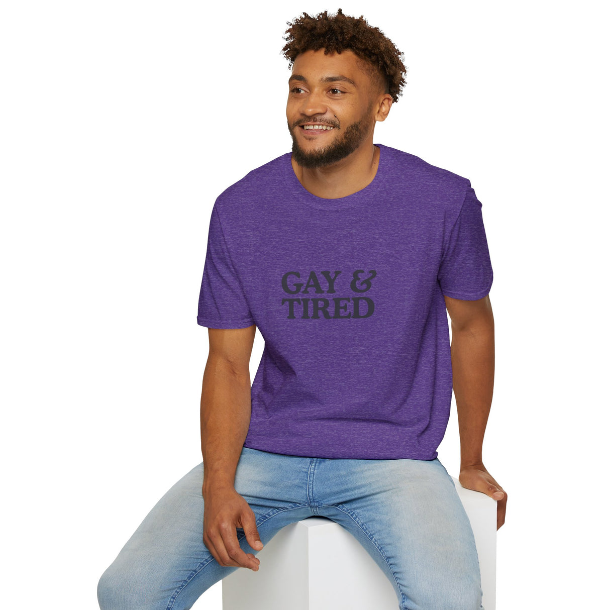 Gay & Tired Softstyle T-Shirt - Casual Comfort Tee for Everyday Wear