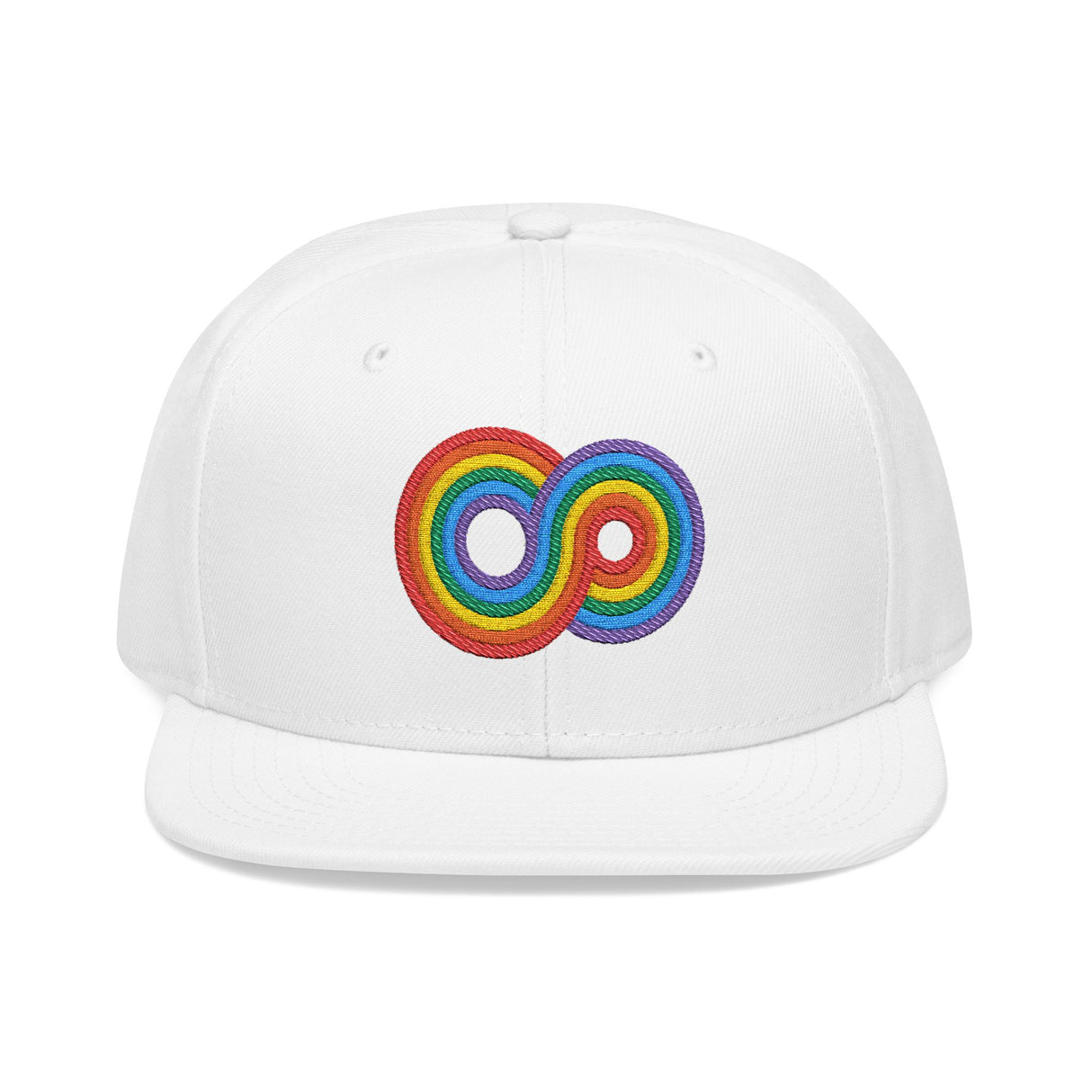 Gayfinity Rainbow Snapback – Structured Style, Infinite Pride