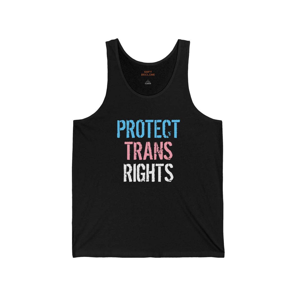 Protect Trans Rights 2025 Lightweight Tank – Bare Arms, Bold Stance