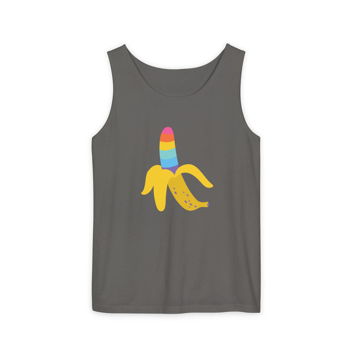 Banana Rainbow Tank Top Medium Weight