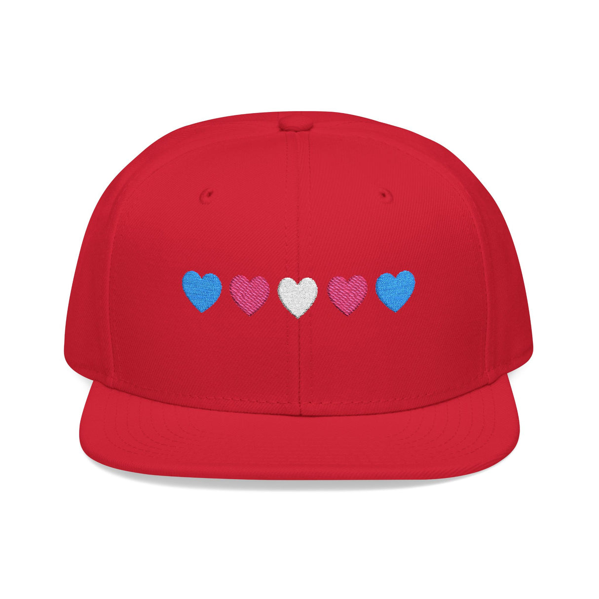 Trans Heart Snapback – Structured Fit, Unshakable Pride