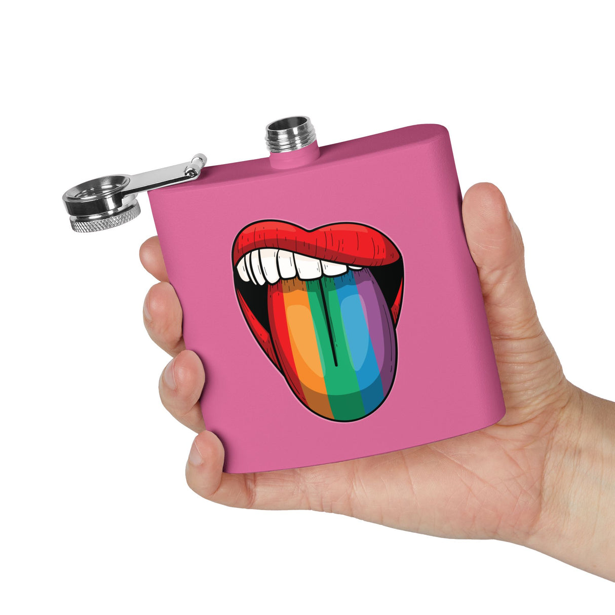 Rainbow Lick Stainless Steel Flask