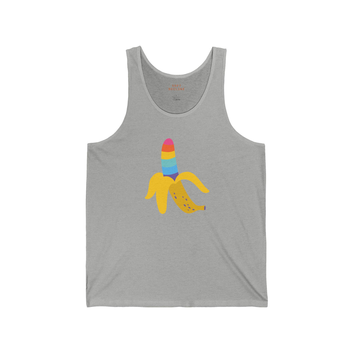 Rainbow Banana Lightweight Tank Top