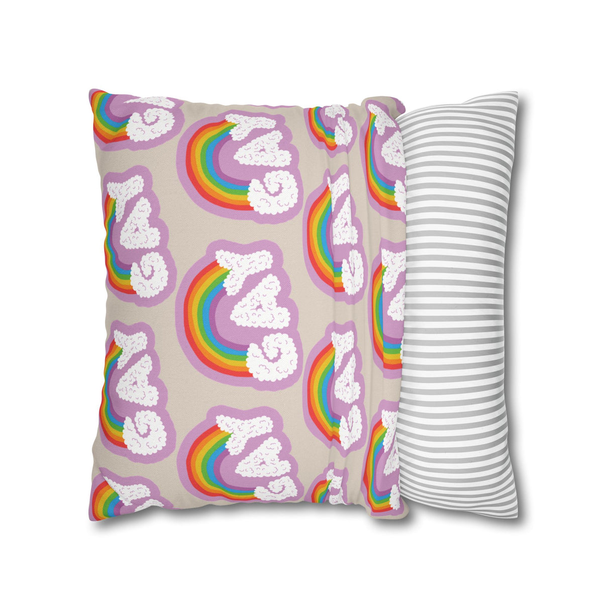 Gay Cloud Pillow Cover – Soft, Sweet, and Proud as Hell