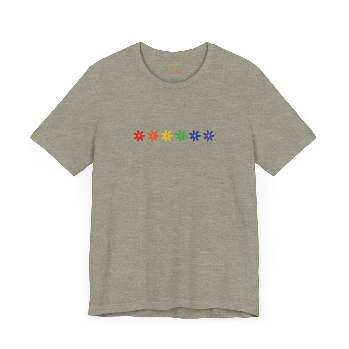 Rainbow Flowers Tee – Soft Threads, Strong Intentions