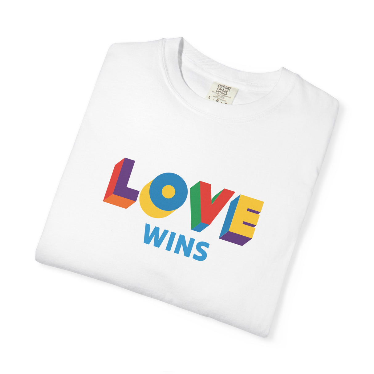 Love Wins Heavyweight Tee – Lived-In Feel, Loud Heart