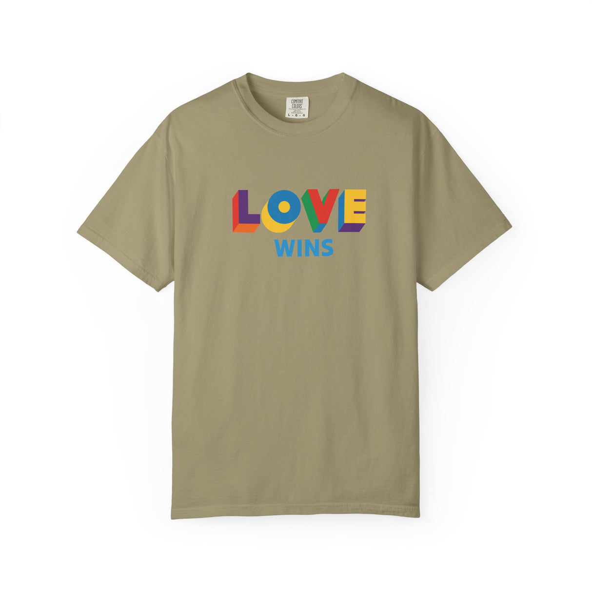 Love Wins Heavyweight Tee – Lived-In Feel, Loud Heart