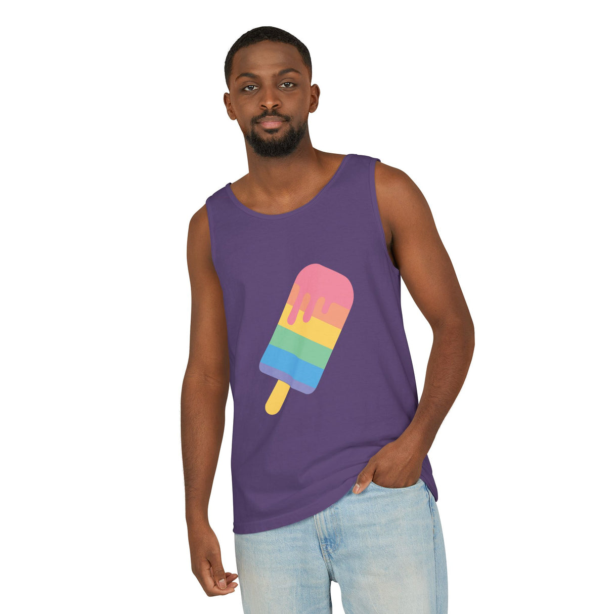 Melting Point Popsicle Unisex Tank Top - Summer Vibes