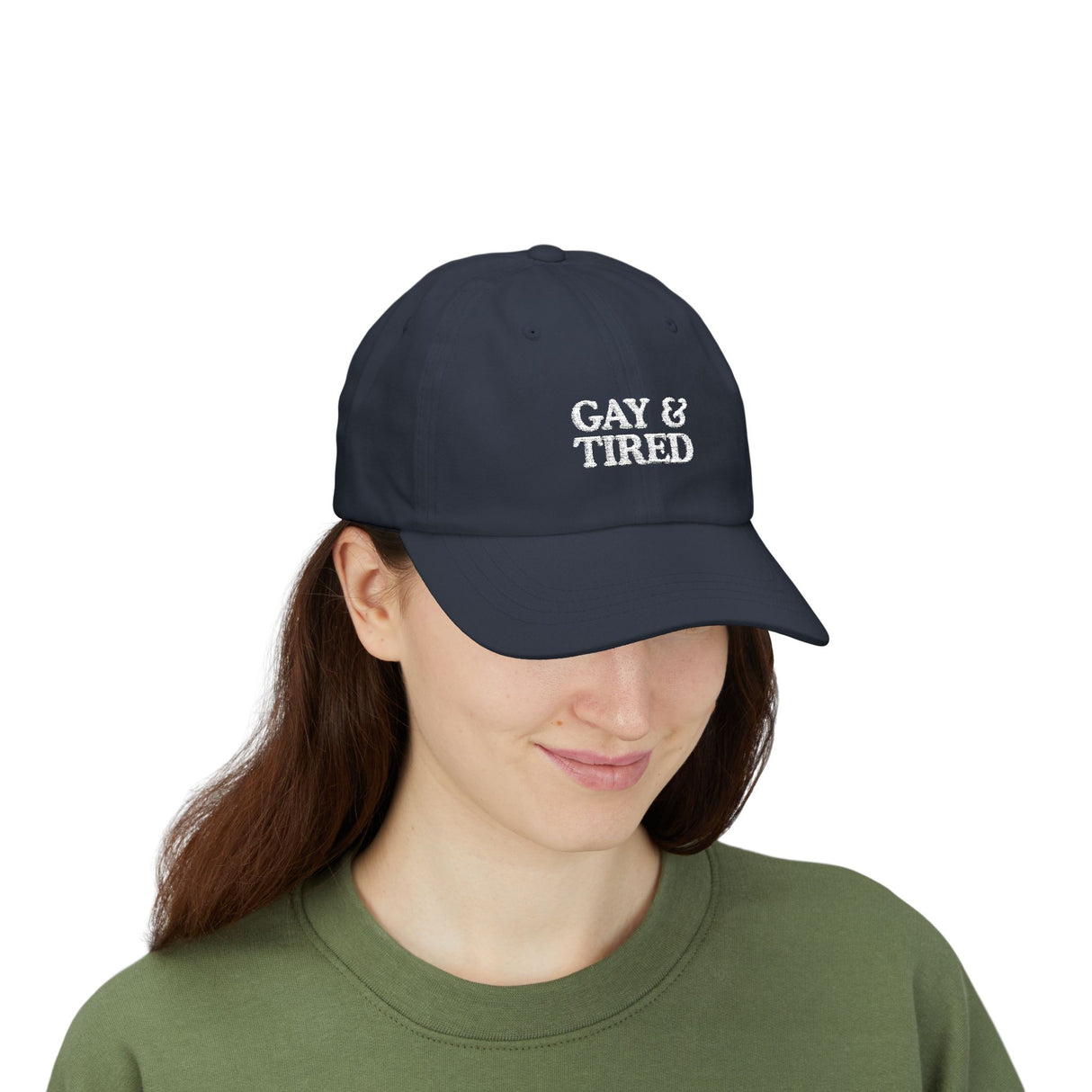 Gay & Tired Classic Dad Cap - Casual Adjustable Hat