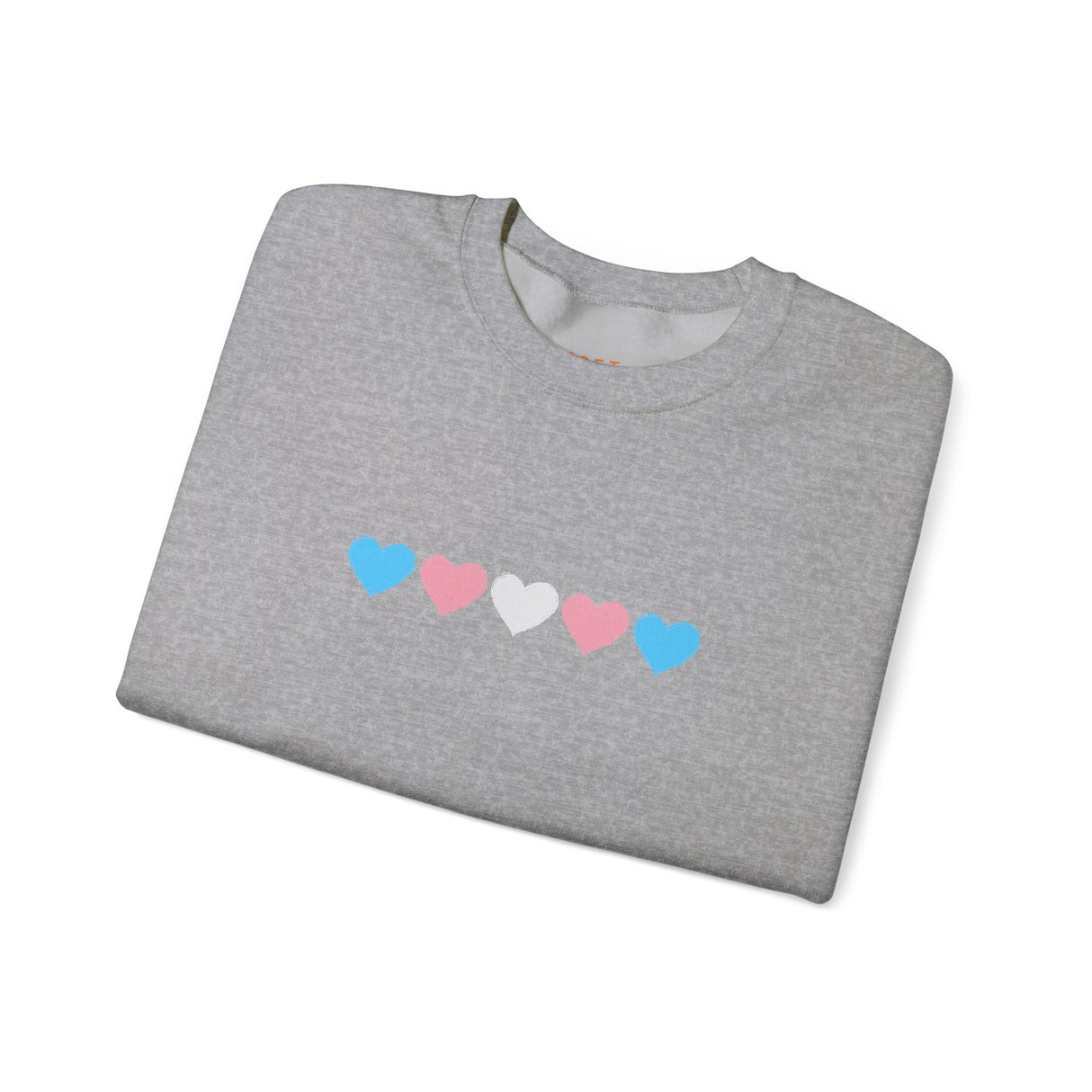 Trans Rainbow Brushstrokes Medium Weight Sweatshirt – Warm Layers, Clear Message