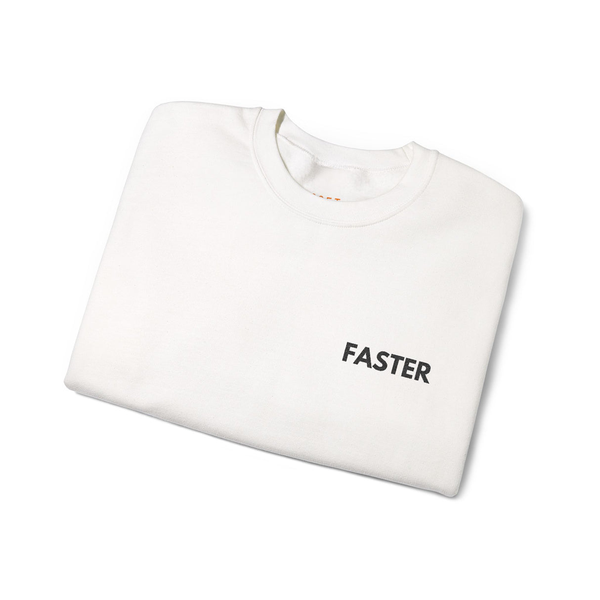 Faster Embroidered Sweatshirt – Soft, Bold, and Slightly Unhinged