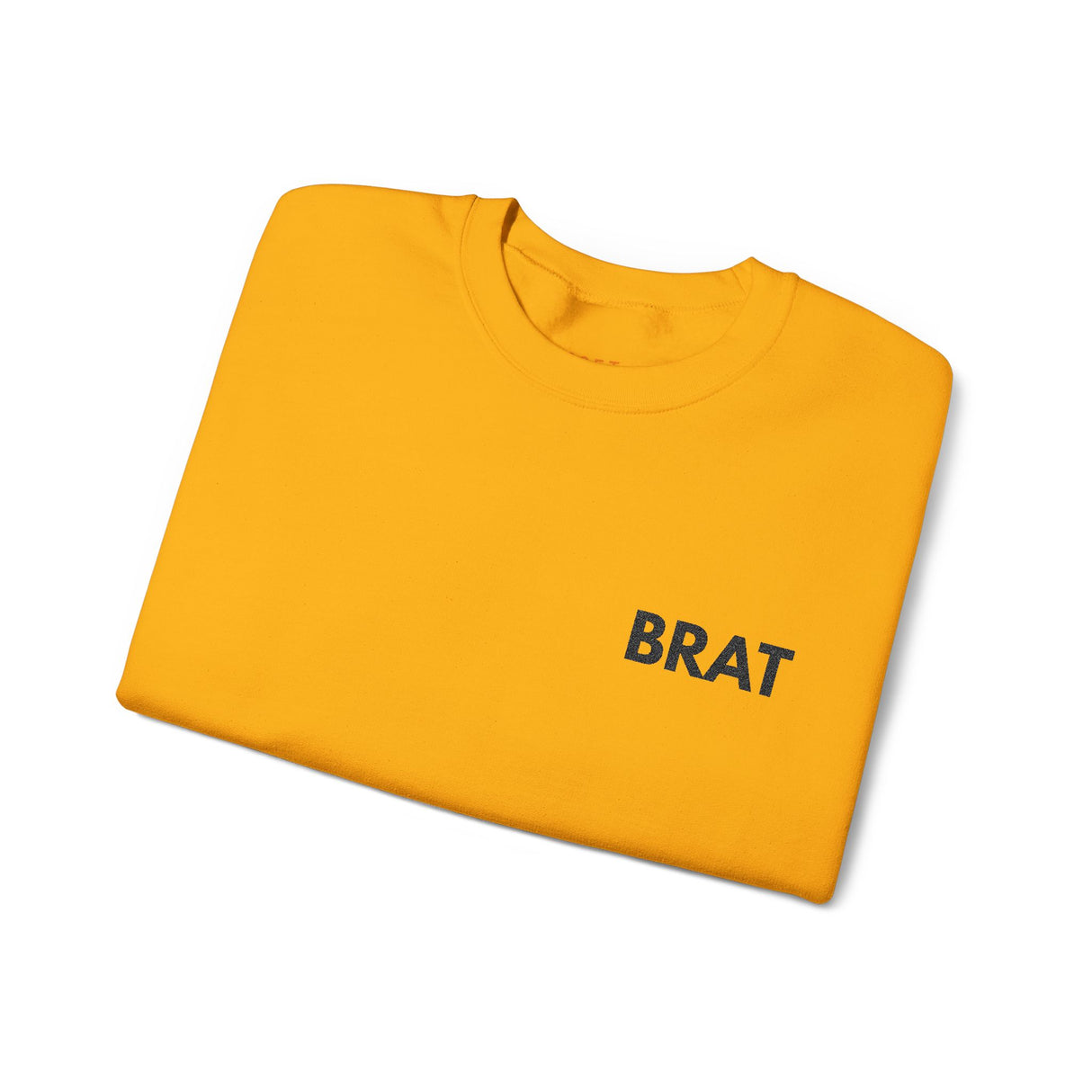 Brat Embroidered Sweatshirt – Soft Fabric, Sharp Tongue