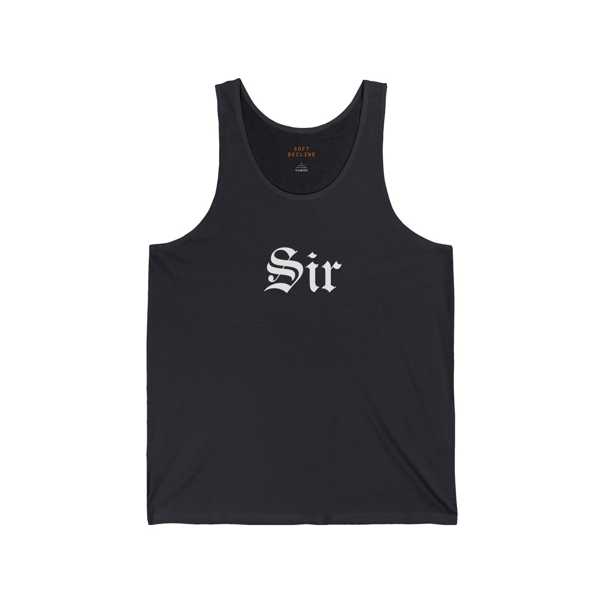 Sir Jersey Tank - Summer Style, Casual Wear, Independence Day, Gift for Patriots, Fun Tank Top