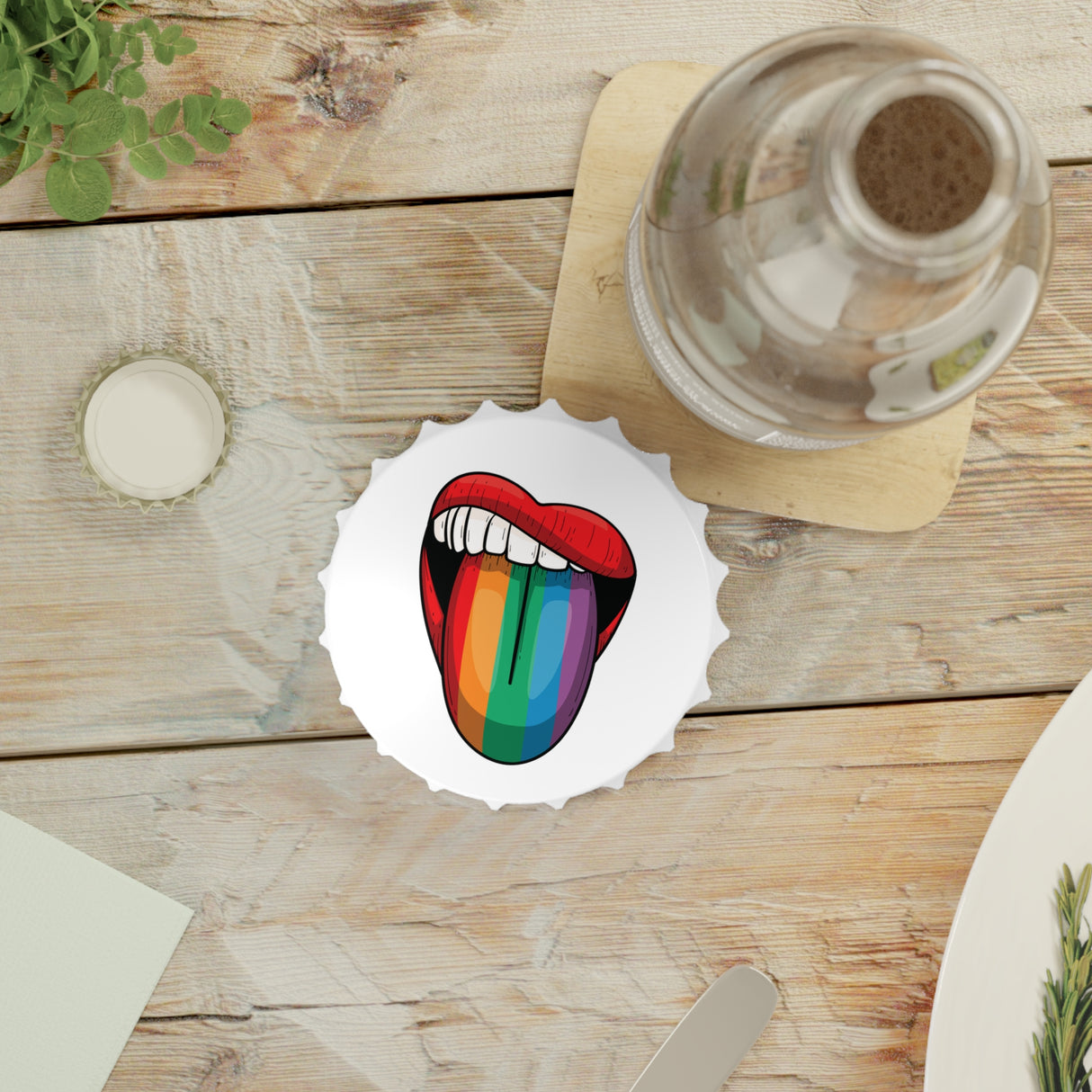 Rainbow Lick Bottle Opener