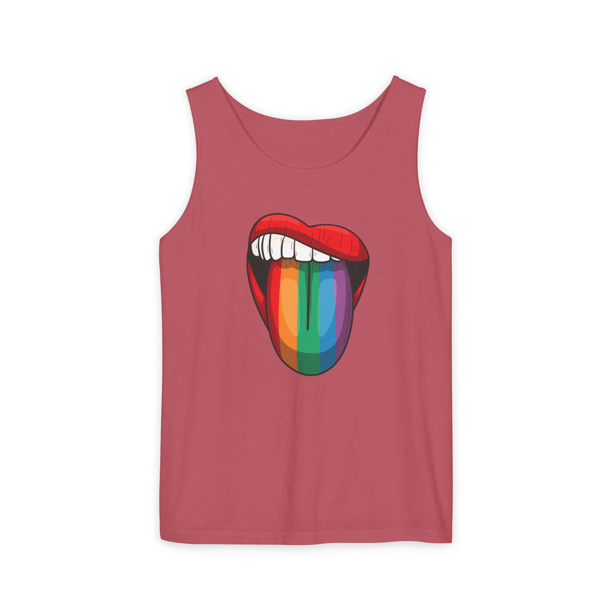 Rainbow Lick Tank Top Medium Weight
