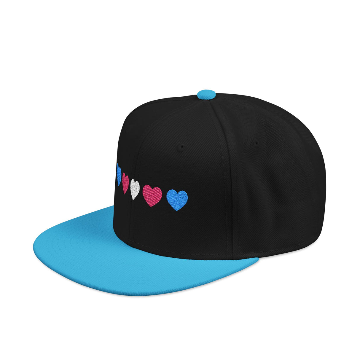 Trans Heart Snapback – Structured Fit, Unshakable Pride