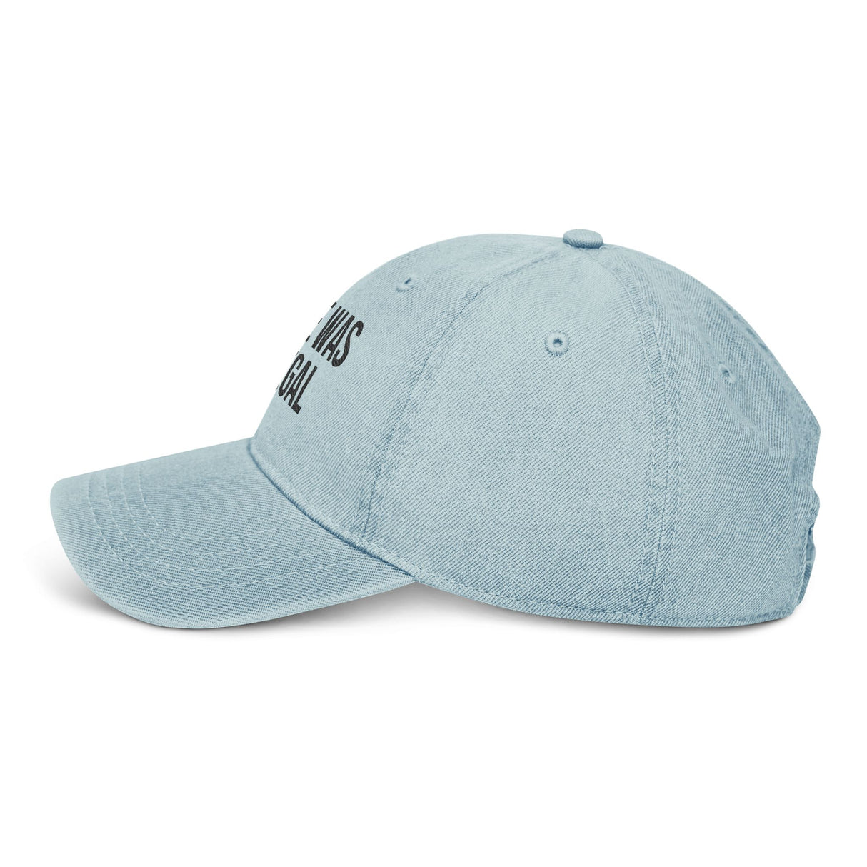 Pride Was Illegal Denim Dad Hat – Quiet Resistance, Worn Soft