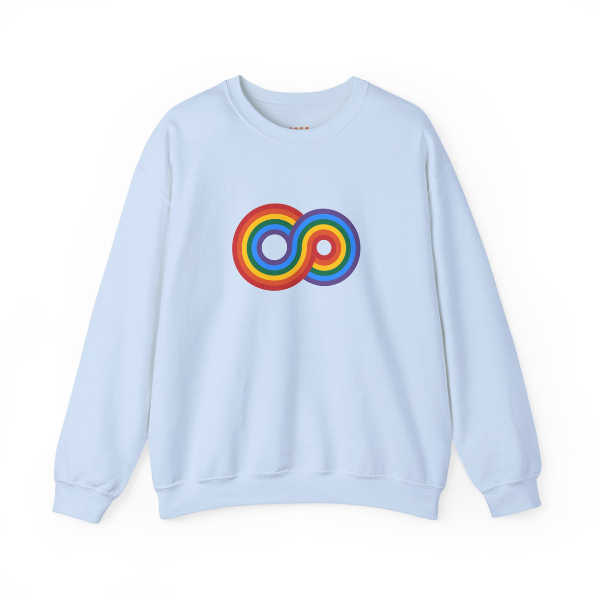 Gayfinity Rainbow Medium Weight Sweatshirt – Cozy Fit, Infinite Pride