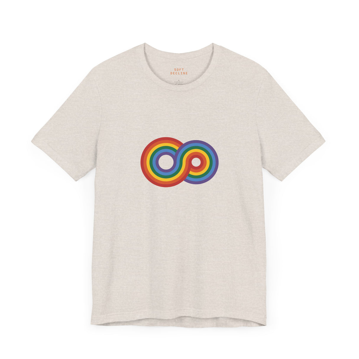 Gayfinity Rainbow Lightweight Tee – Infinite Pride, Everyday Softness