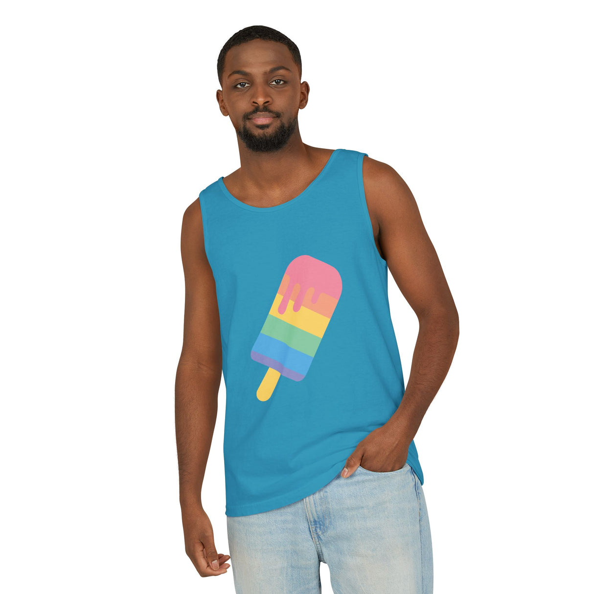Melting Point Popsicle Unisex Tank Top - Summer Vibes