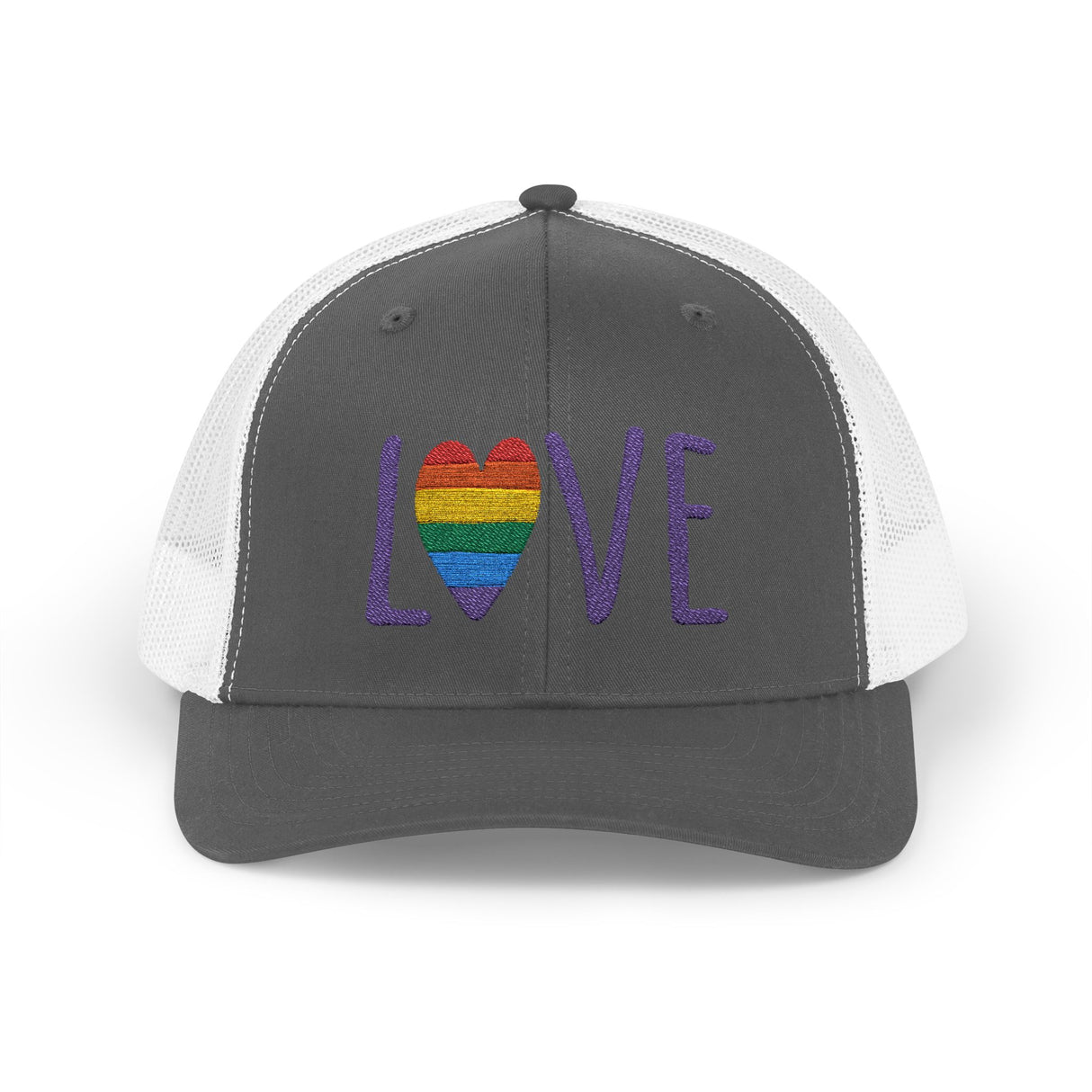 LOVE Rainbow Snapback Trucker Cap