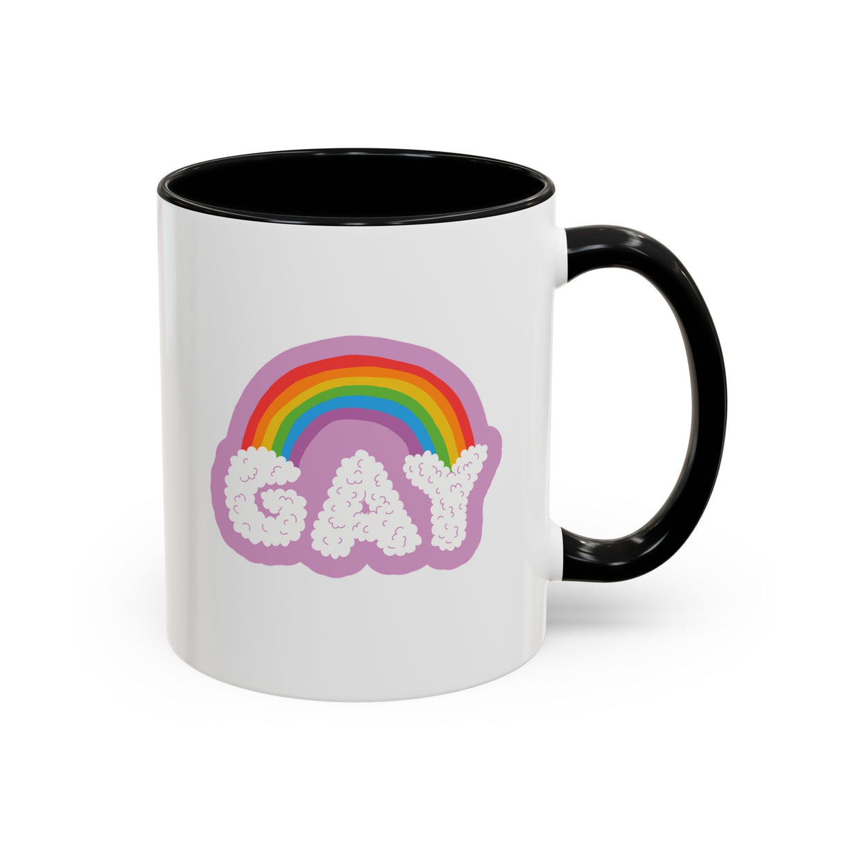 Gay Rainbow Cloud Mug - 11oz & 15oz Options