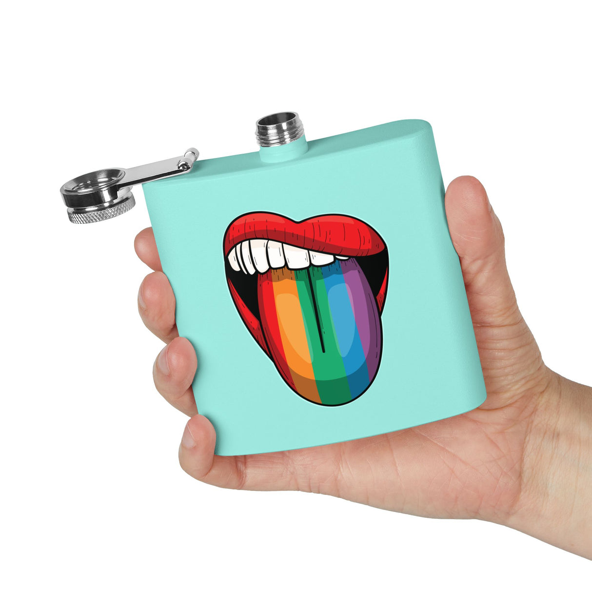 Rainbow Lick Stainless Steel Flask