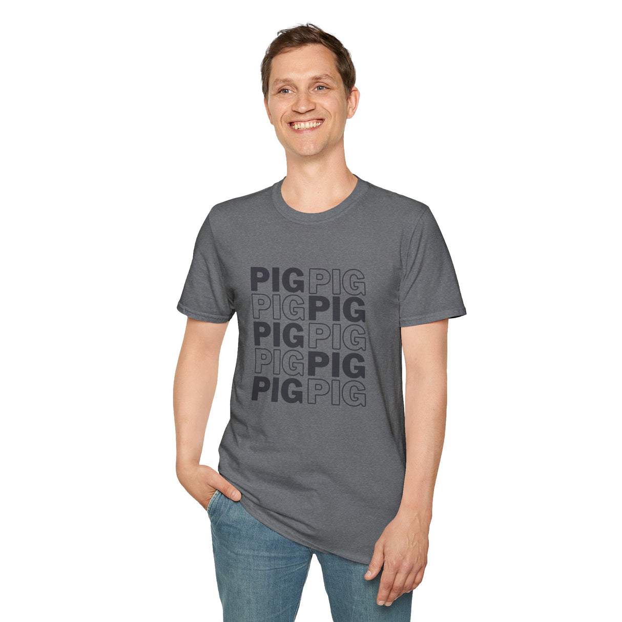 Pig Softstyle T-Shirt - Casual Comfort Tee for Everyday Wear